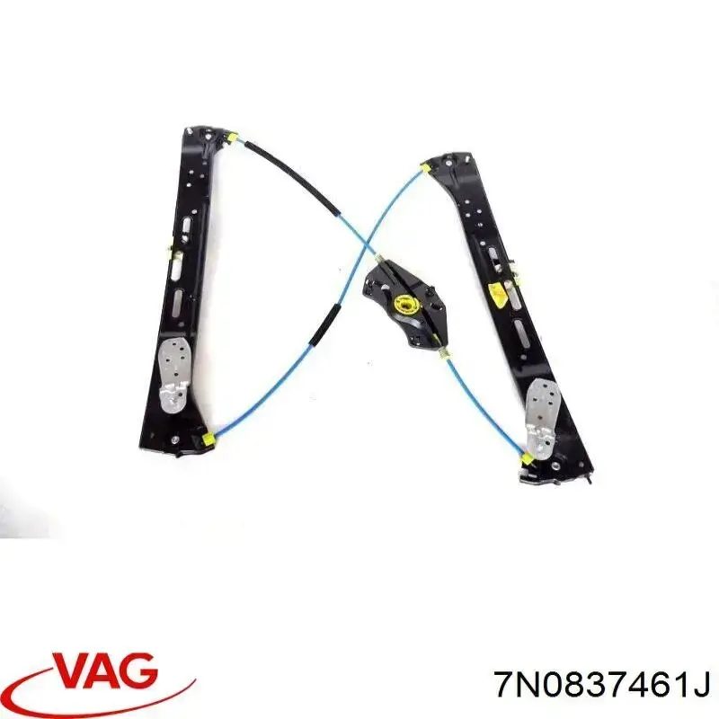 7N0837461J VAG Mechanizm podnoszenia szyby drzwi przednich lewych