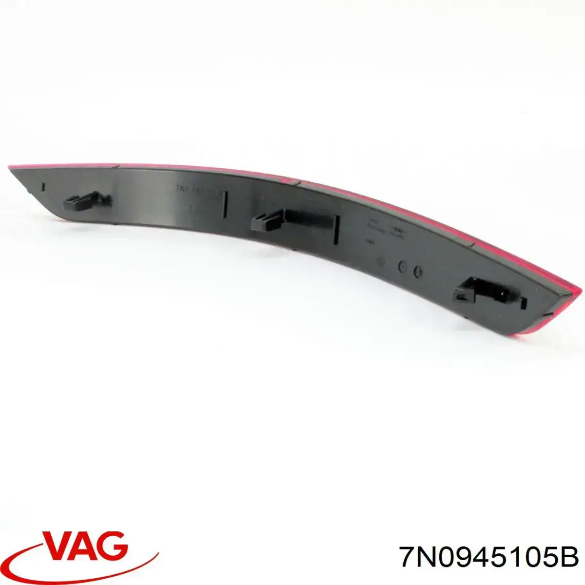 7N0945105B VAG Lampa odblaskowa zderzaka tylnego lewa