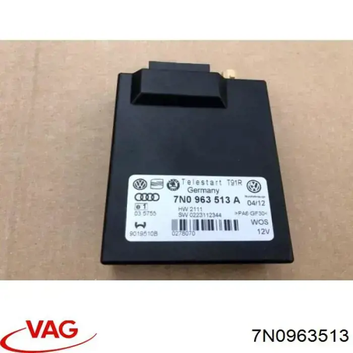  VAG 7N0963513 cena, od 110,21 USD