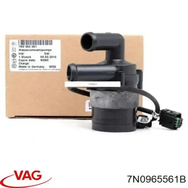 Pompa chłodzenia wodą, dodatkowa elektryczna VAG 7N0965561B cena, od 59,08 USD
