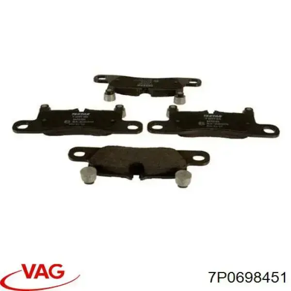 Okładziny (klocki) do hamulców tarczowych tylne VAG 7P0698451 cena, od 39,21 USD
