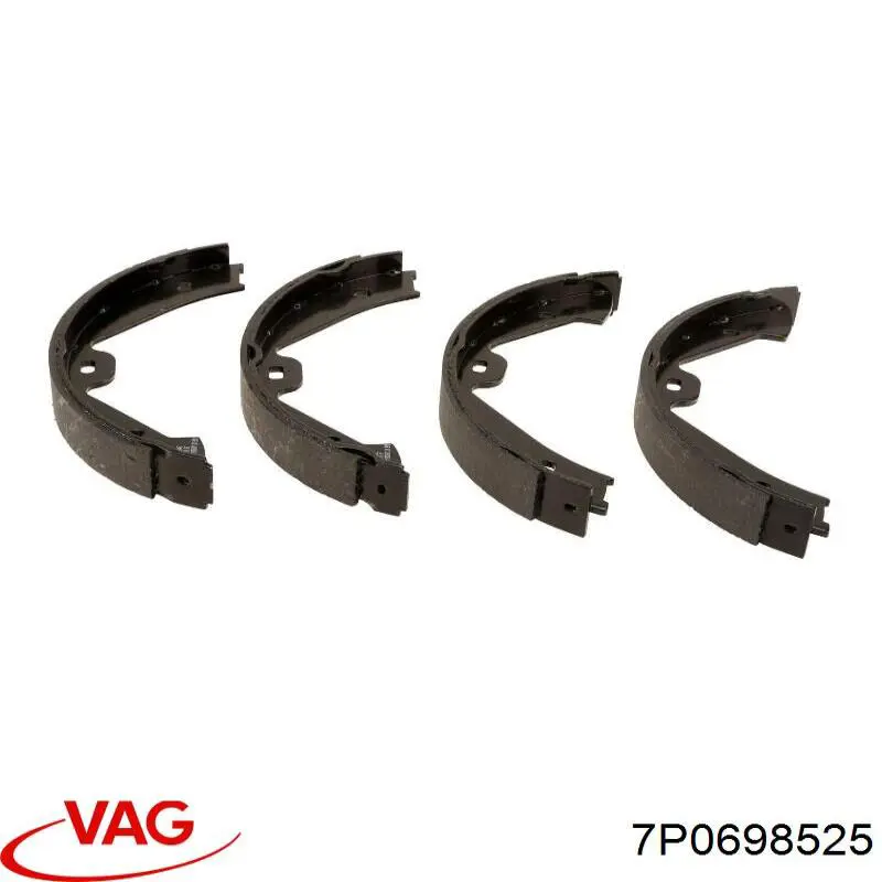 Do koszyka 7P0698525 VAG Klocki hamulca ręcznego