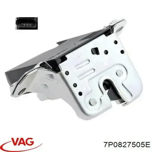 Zamek klapy bagażnika (3/5 drzwi tylnych) VAG 7P0827505E cena, od 41,77 USD