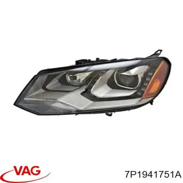 7P1941751A VAG Reflektor lewy