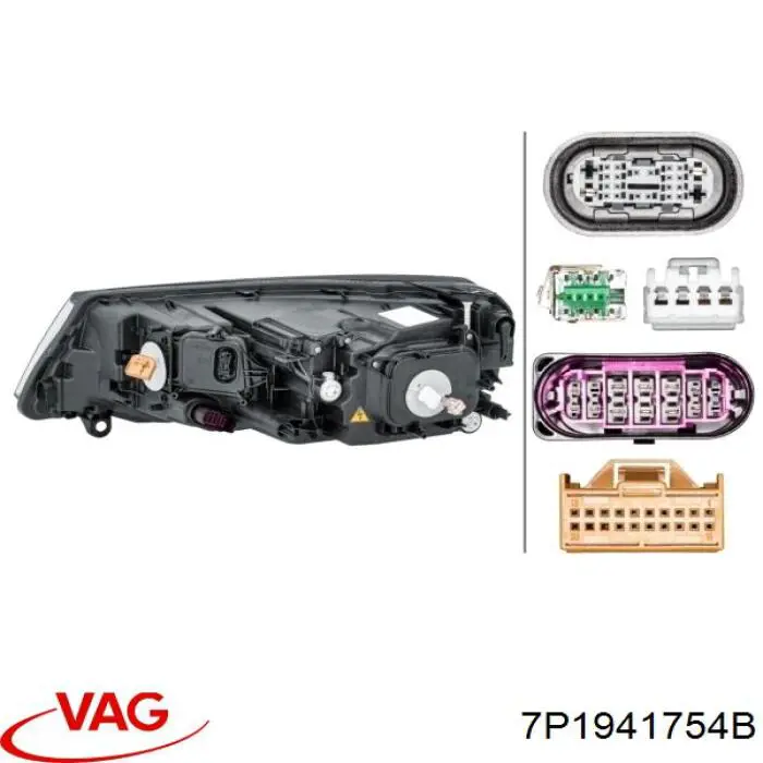 7P1941754B VAG Reflektor prawy