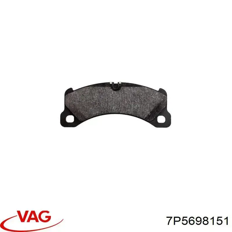 7P5698151 VAG Klocki hamulcowe przednie tarczowe