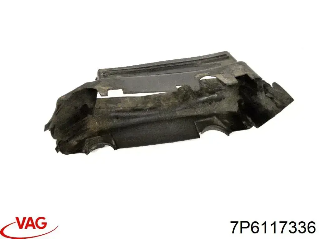 Kierownica powietrza (deflektor) chodnicy intercoolera prawa VAG 7P6117336 cena, od 69,78 USD