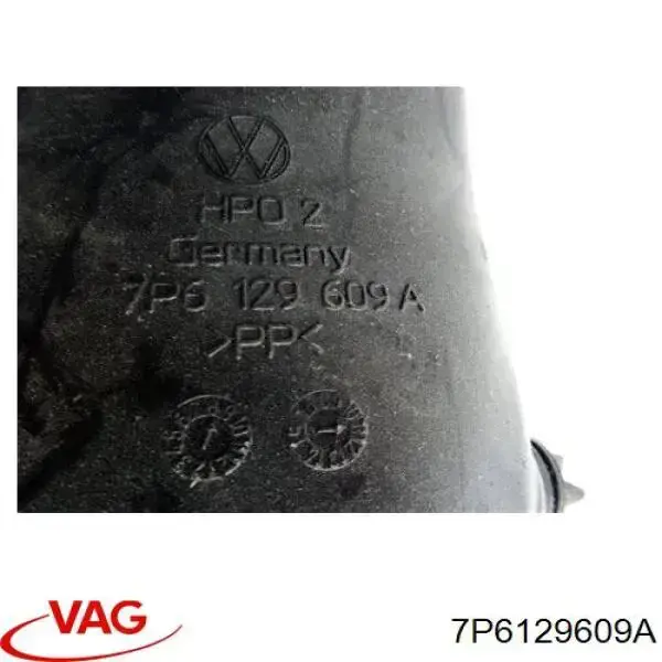 Wlot powietrza do filtra powietrza Volkswagen Touareg II SUV (7P5, 7P6) (2010 - 2017) cena, od 26,54 USD