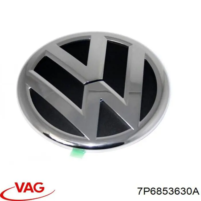 7P6853630A VAG Emblemat na klapę bagaznika (znaczek firmowy)