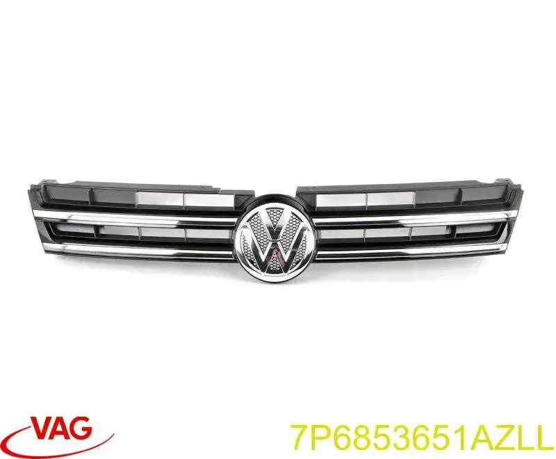 Atrapa chłodnicy VAG 7P6853651AZLL cena, od 115,00 USD