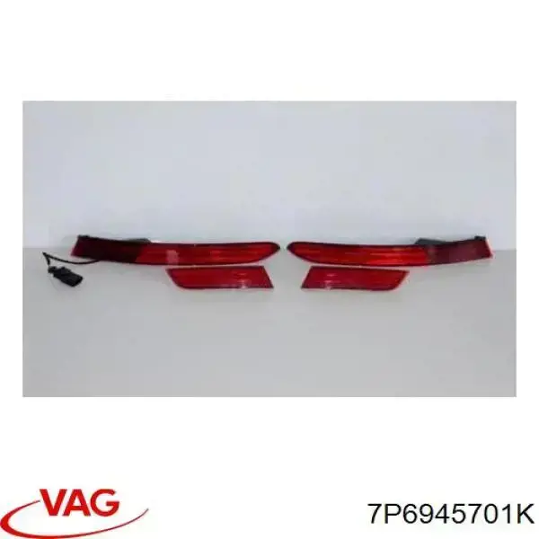 Przednia lampa przeciwmgielna tylna lewa VAG 7P6945701K cena, od 38,35 USD