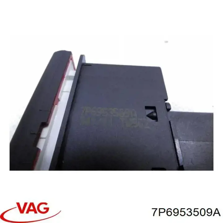 Przycisk włączania światła awaryjnego do Volkswagen Touareg II 7P5, 7P6