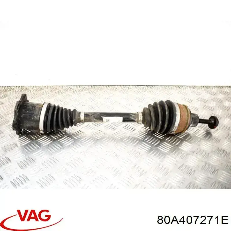 Do koszyka 80A407271E VAG Półoś napędowa przednia