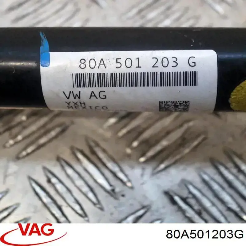 Półoś tylna lewa VAG 80A501203G cena, od 131,10 USD