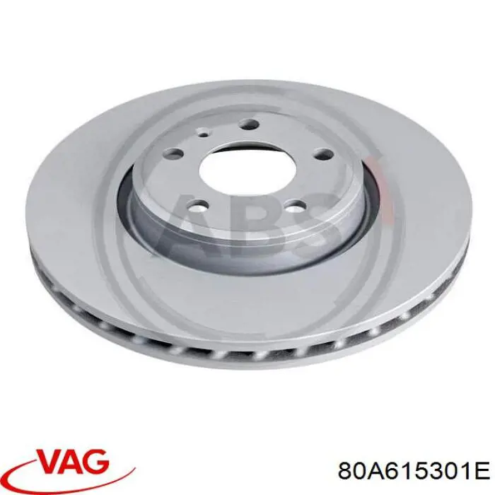 80A615301E VAG Tarcza hamulcowa przednia