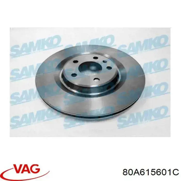 Tarcza hamulcowa tylna VAG 80A615601C cena, od 104,70 USD
