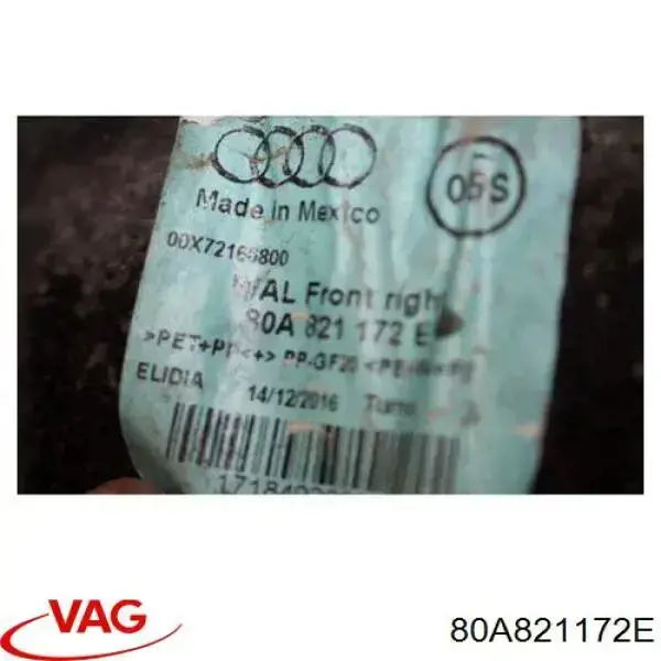 Nadkole błotnika przedniego prawe AND 14809084 cena, od 58,53 USD
