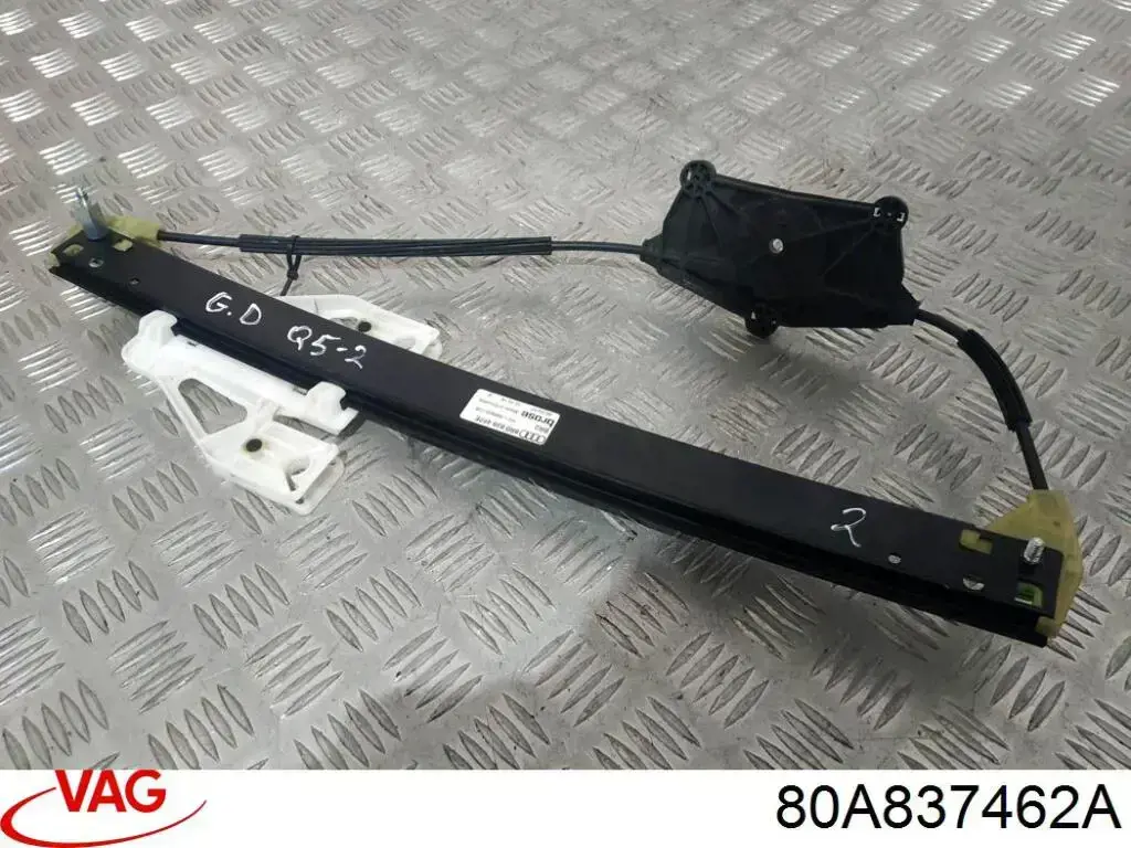 Do koszyka 80A837462A VAG Mechanizm podnoszenia szyby drzwi przednich prawych