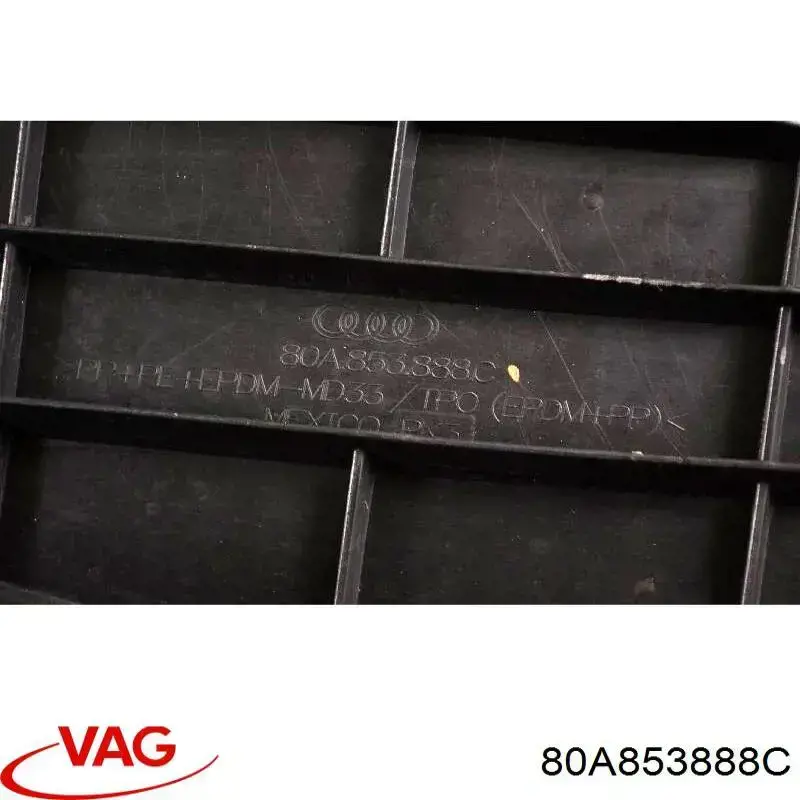 Do koszyka 80A853888C VAG Osłona zderzaka przedniego prawa