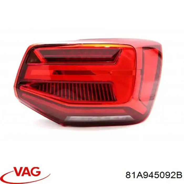 Lampa zespolona tylna prawa VAG 81A945092 cena, od 326,89 USD