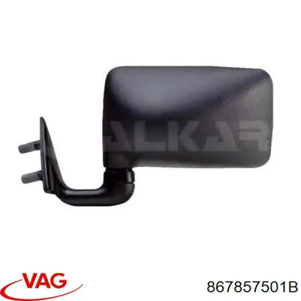 Lusterko wsteczne lewe Volkswagen Polo II hatchback (86C) (1981 - 1994) cena, od 40,86 USD