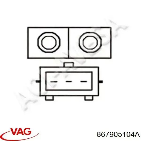 Cewka zapłonowa 867905104A VAG