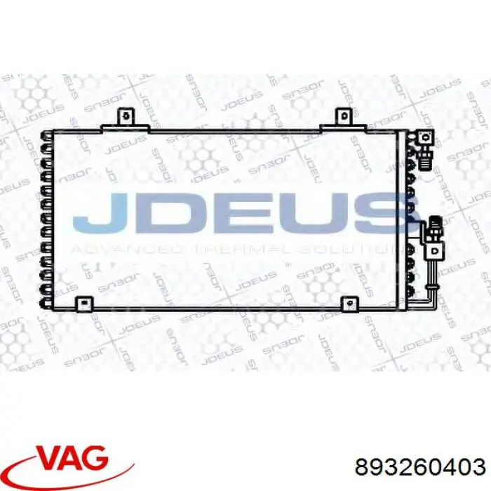  Chłodnica klimatyzacji Audi 80 