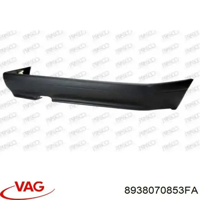 Zderzak tylny Audi 80 B3 sedana (89, 89Q, 8A) (1986 - 1991) cena, od 138,85 USD