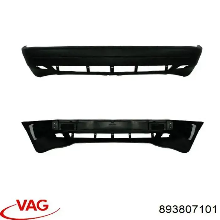 Do koszyka 893807101 VAG Zderzak przedni