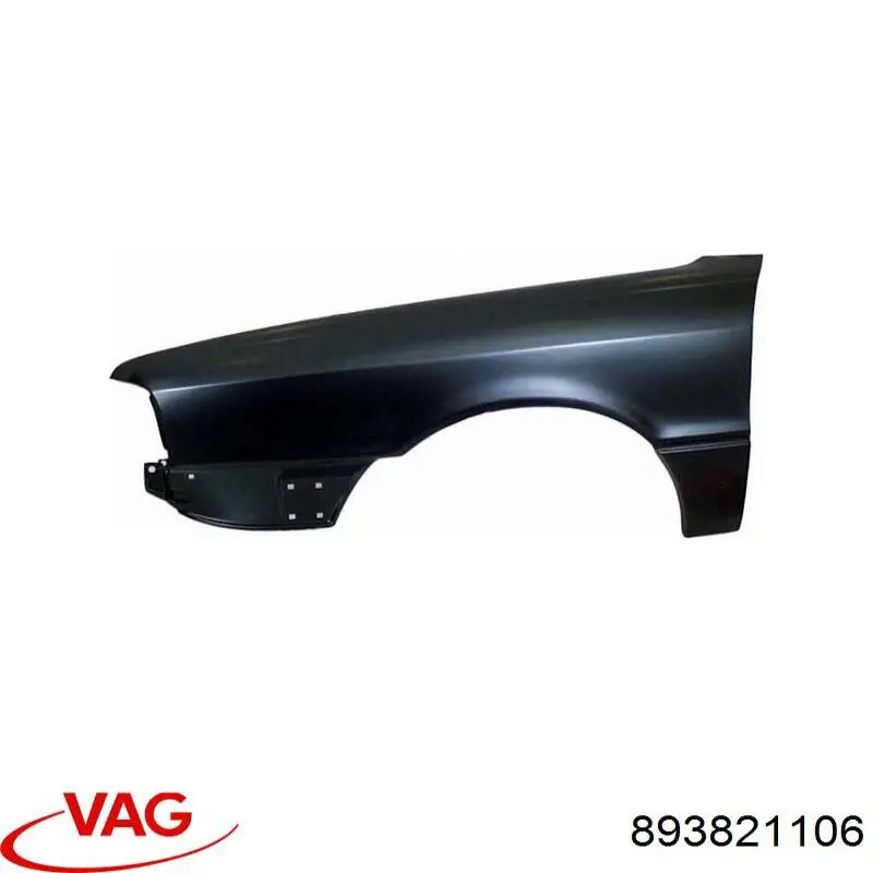 Błotnik przedni prawy do Audi 90 B3 89, 89Q, 8A