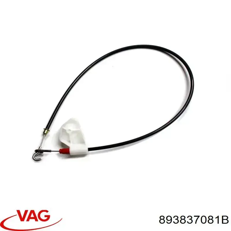 Do koszyka 893837081B VAG Linka (cięgno) otwierania zamka drzwi przednich lewych