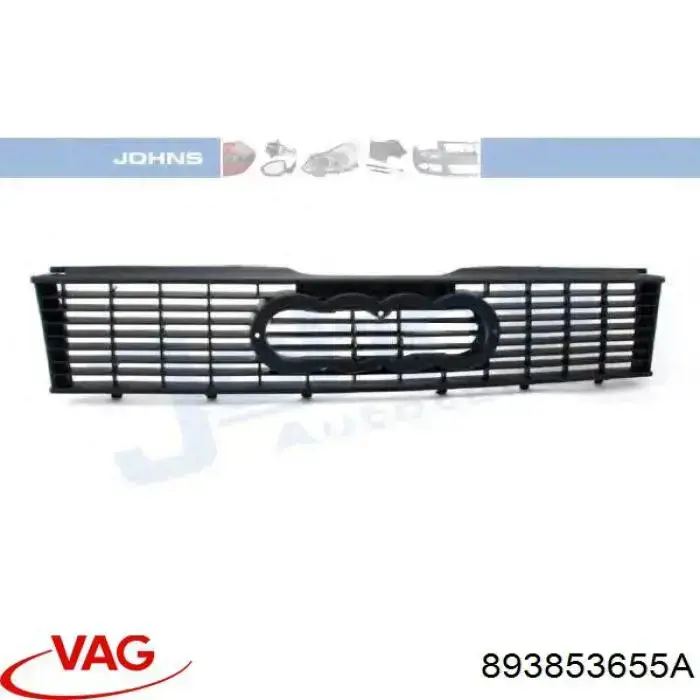 Atrapa chłodnicy Audi 80 B3 sedana (89, 89Q, 8A) (1986 - 1991) cena, od 227,45 USD