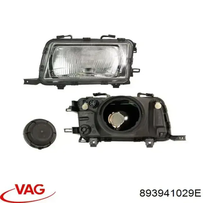 Reflektor lewy 893941029E VAG