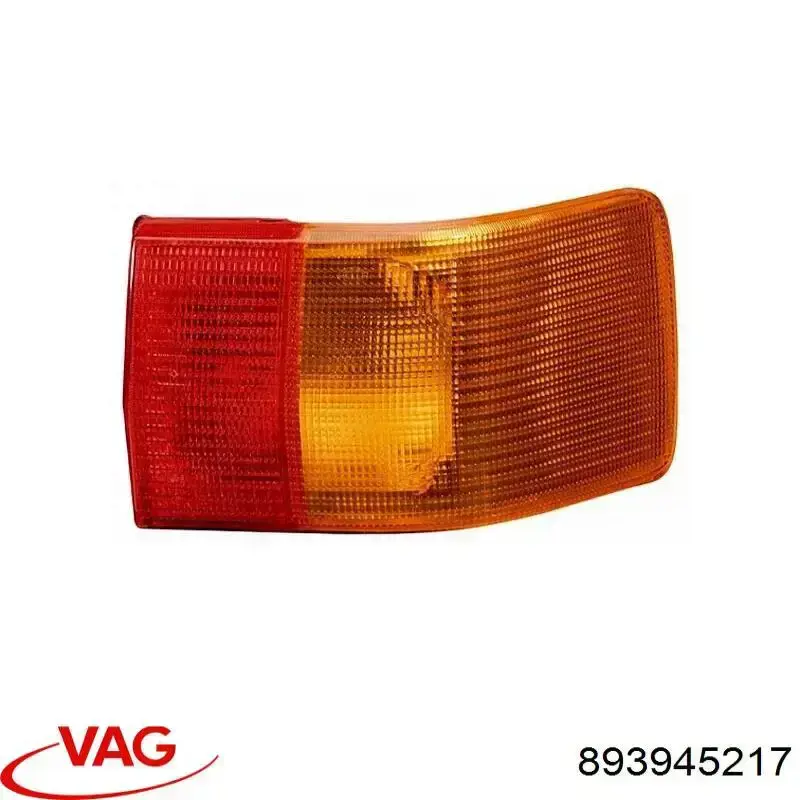 Lampa zespolona tylna lewa zewnętrzna VAG 893945217 cena, od 28,67 USD