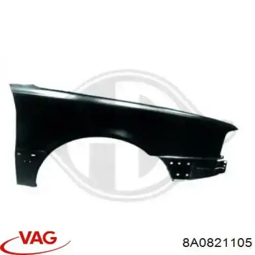 Błotnik przedni lewy VAG 8A0821105 cena, od 63,77 USD