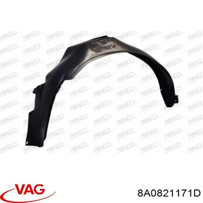 Nadkole błotnika przedniego lewe VAG 8A0821171D cena, od 26,47 USD