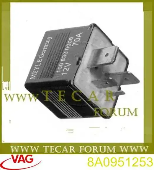 8A0951253 VAG przekaźnik świec żarowych