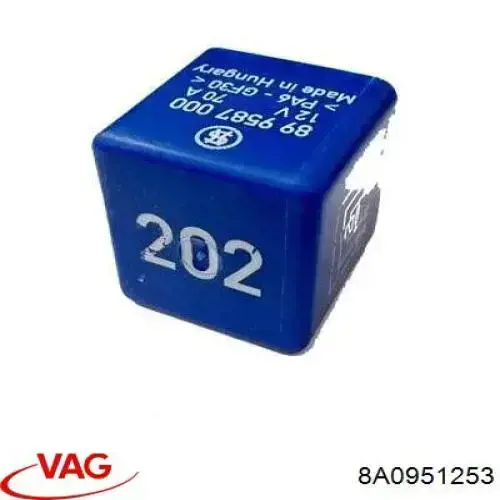 Przekaźnik świec żarowych 8A0951253 VAG
