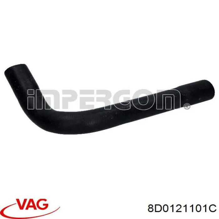 8D0121101C VAG Przewód (króciec) chłodnicy górny