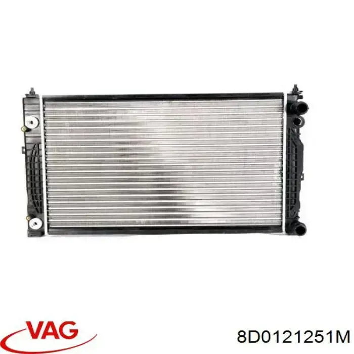Do koszyka 8D0121251M VAG Chłodnica silnika