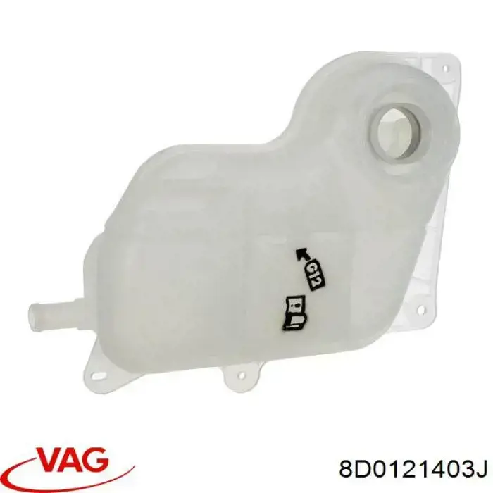 Zbiorniczek wyrównawczy układu chłodzenia VAG 8D0121403J cena, od 23,58 USD