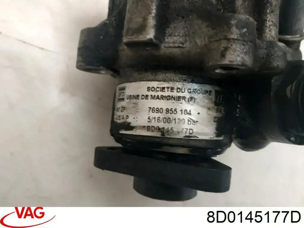 Do koszyka 8D0145177D VAG Pompa wspomagania hydraulicznego kierownicy