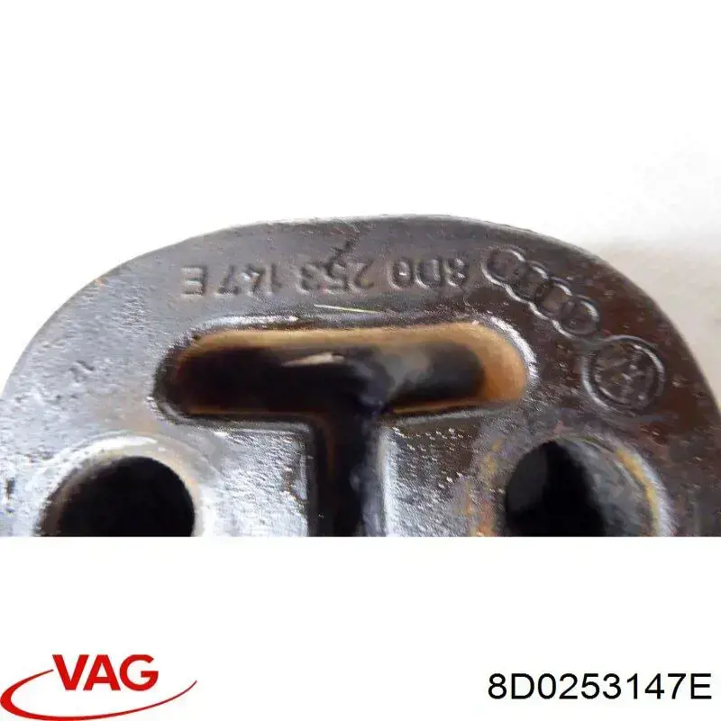 Do koszyka 8D0253147E VAG Poduszka mocowania tłumika