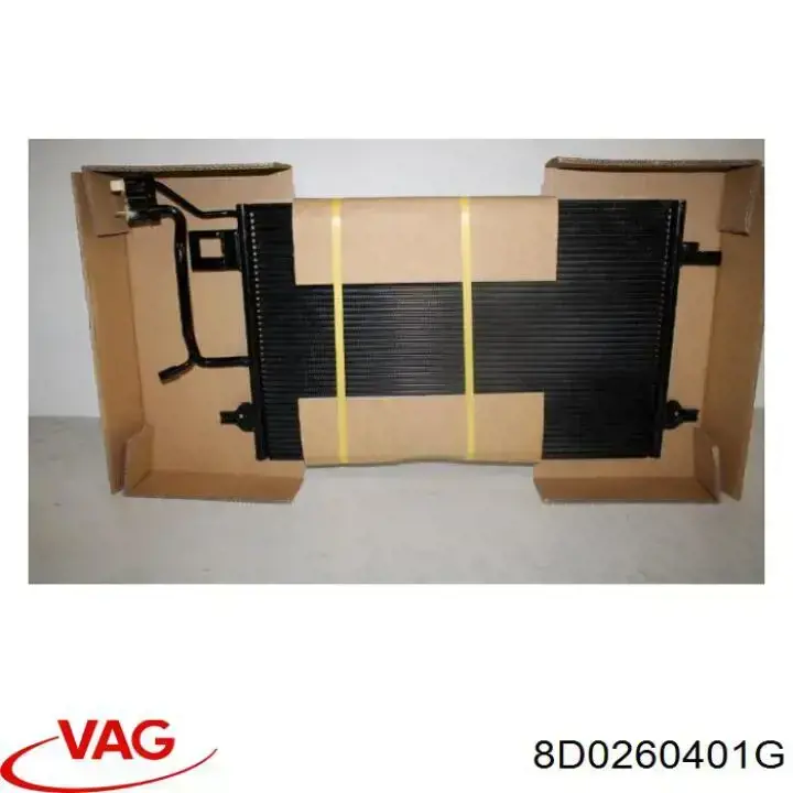 Chłodnica klimatyzacji VAG 8D0260401G cena, od 57,89 USD