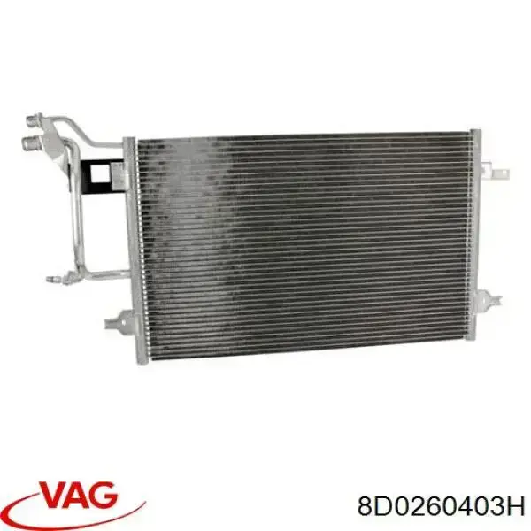 Chłodnica klimatyzacji VAG 8D0260403H cena, od 71,51 USD