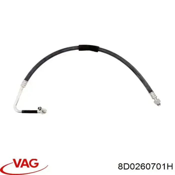 Przewód klimatyzacji, od sprężarki do chłodnicy VAG 8D0260701H cena, od 30,36 USD