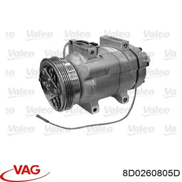 Do koszyka 8D0260805D VAG Sprężarka klimatyzacji