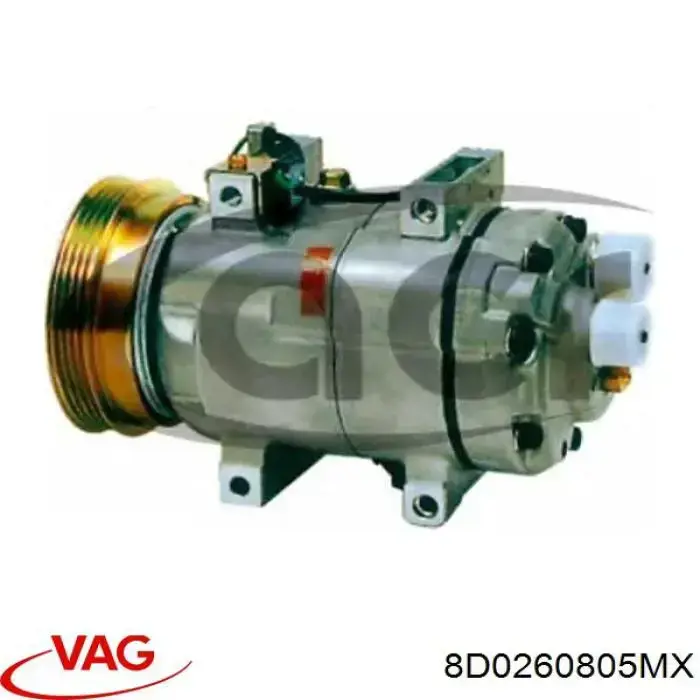Sprężarka klimatyzacji VAG 8D0260805MX cena, od 320,08 USD