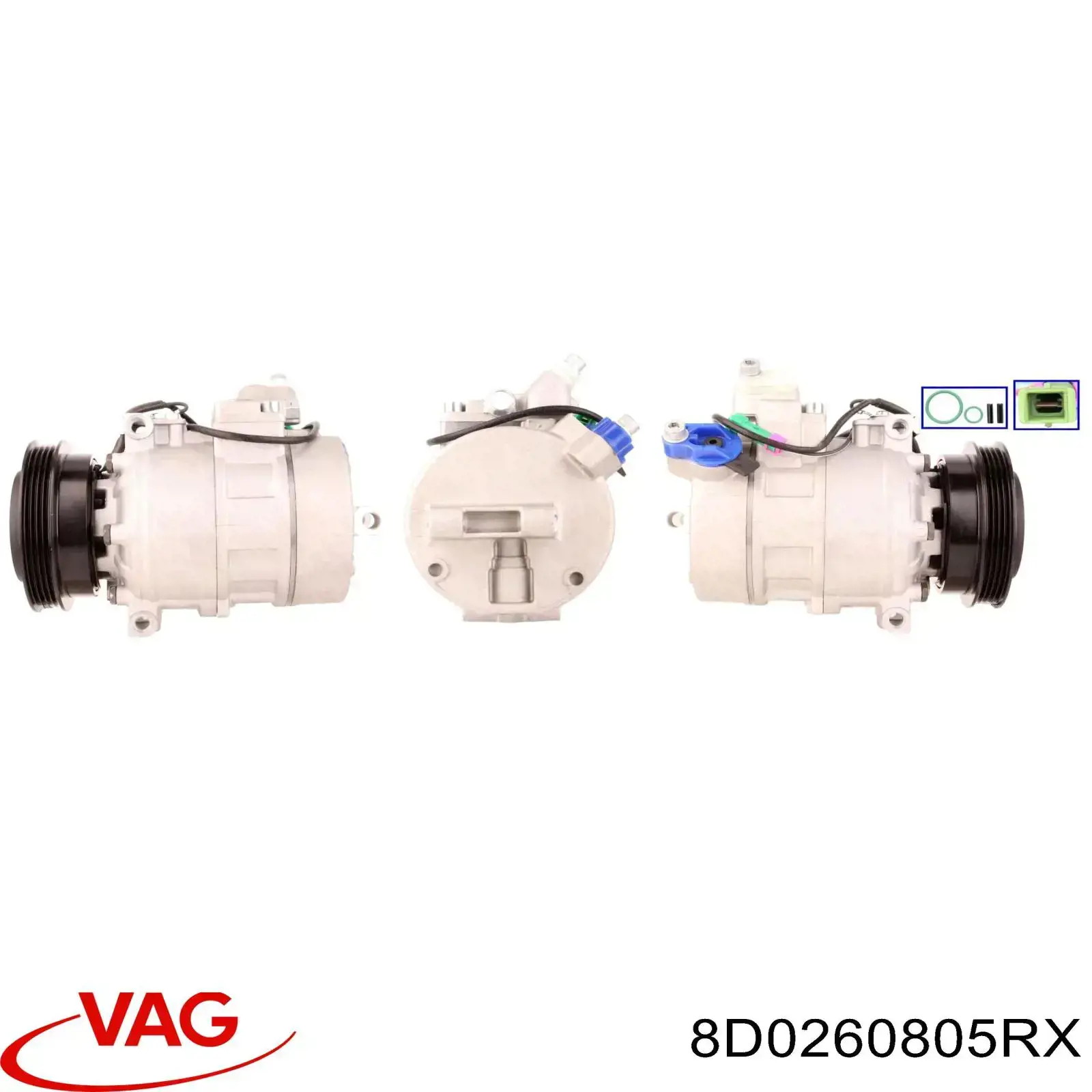 8D0260805RX VAG Sprężarka klimatyzacji