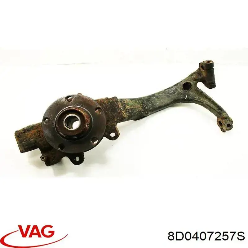 Czop (zwrotnica) przedni lewy VAG 8D0407257S cena, od 80,02 USD
